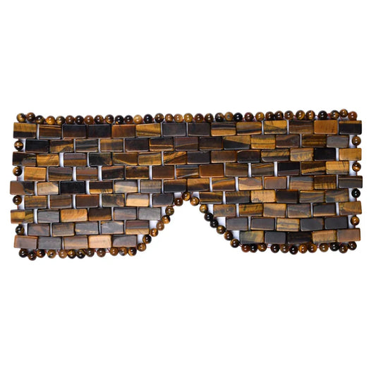 Tigers Eye Crystal Eye Mask