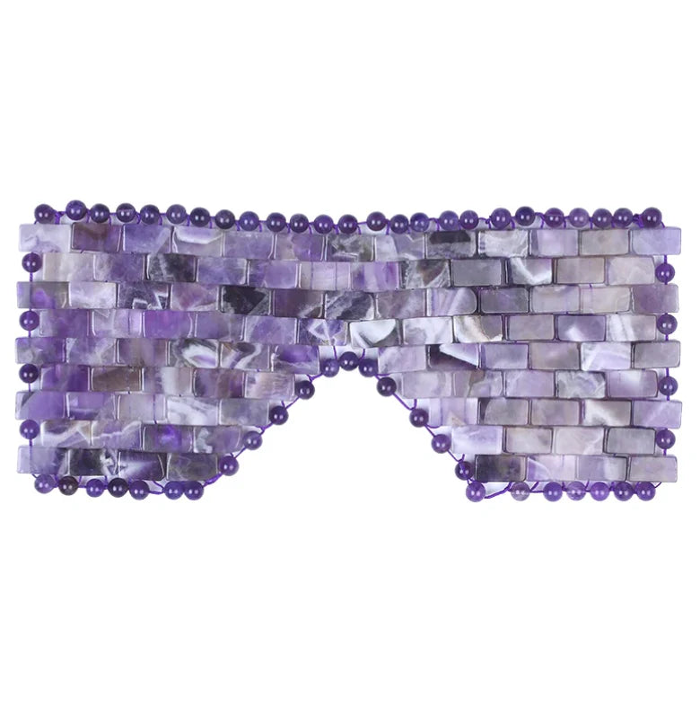 Amethyst Crystal Eye Mask