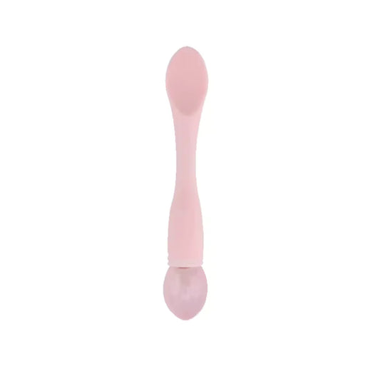 Rose Quartz Crystal Spatula for Skincare Products