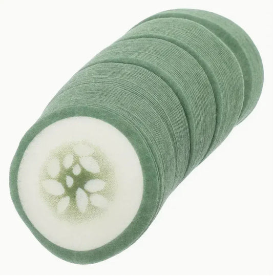 Cucumber Eye Mask Moisturizing Film Paper Green