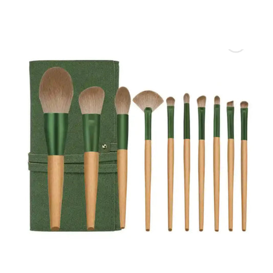 Spirit of the Forest Wooden Makeup Brush Set